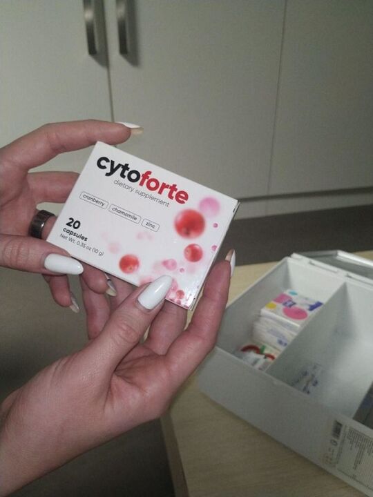 remedy for rapid treatment of cystitis Cyto Forte - personal use experience